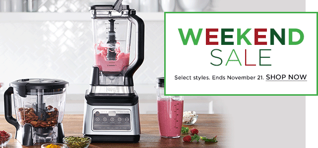 weekend sale. shop now.