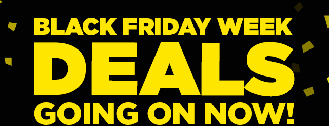 black friday deals. shop now.