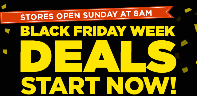 black friday deals start now. shop now.
