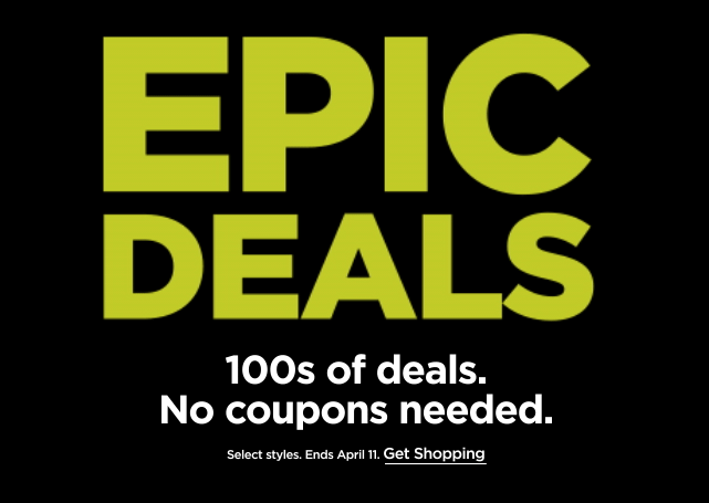 epic deals. shop now.