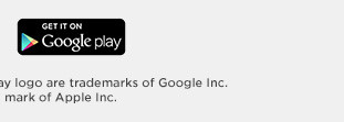 Google p 1y logo are trademarks of Google mark of Apple Inc 