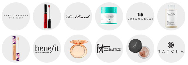 sephora must have brands. shop now.