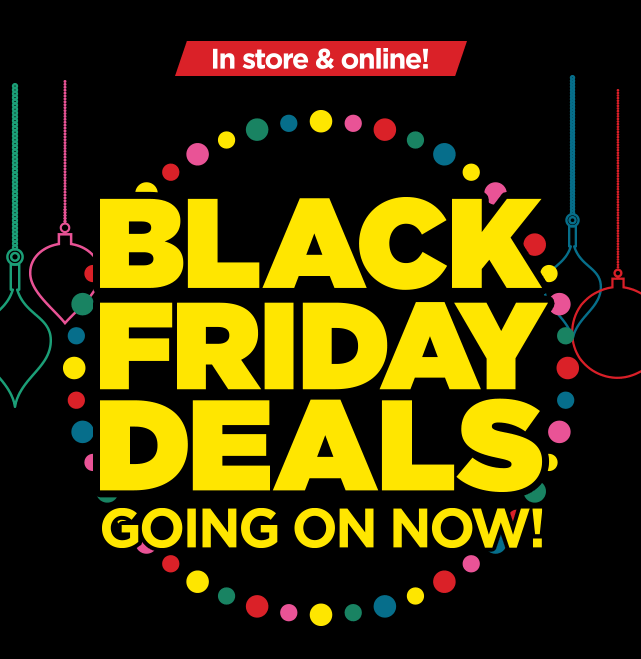 black friday deals. shop now.