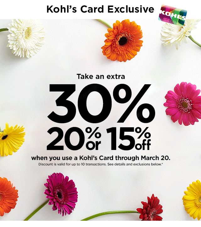 Starts today 👉 Take 15% off  savings that put the woo in woohoo! - Kohls