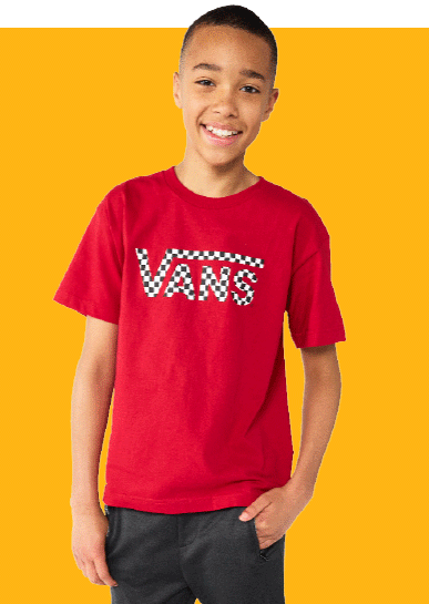 up to 30% off vans short-sleeve graphic tees for boys. coupons do not apply. shop now.