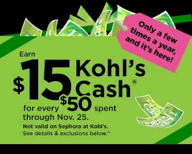 Kohl's releases Black Friday deals, including 15% discounts and Kohl's Cash  - Bring Me The News