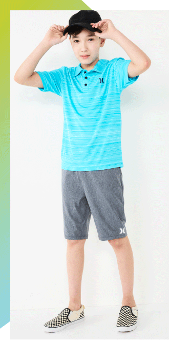 cool shorts that go with every outfit. shop all boys' outfits.