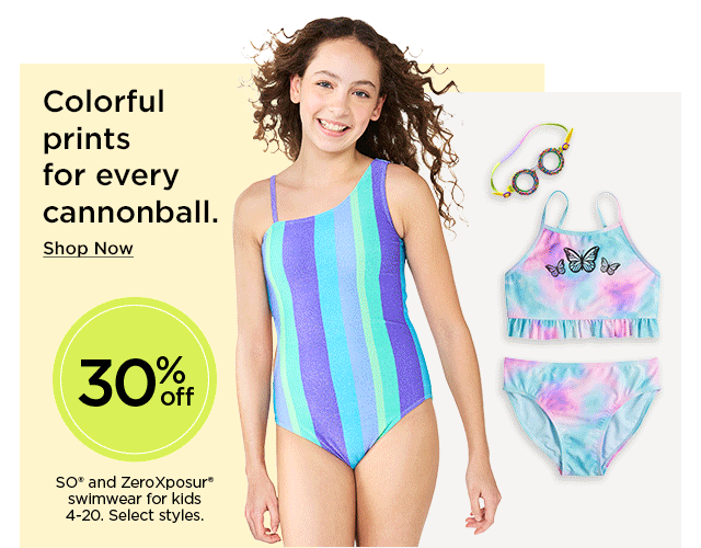 Get great deals on SO & ZeroXposur swimwear for kids 😎 - Kohls