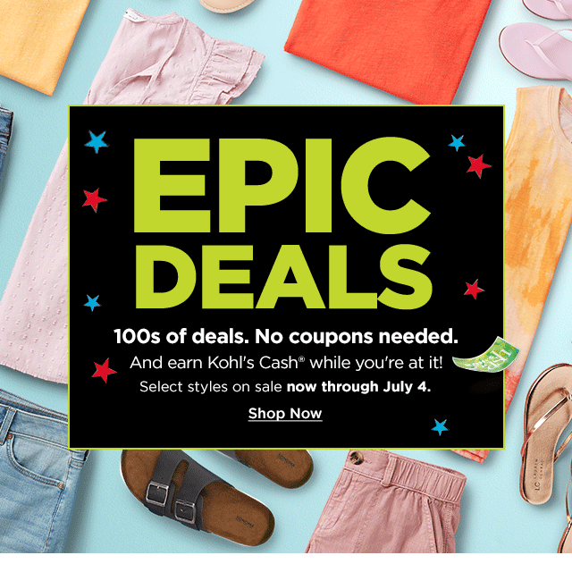 Get saving with an extra 50% off clearance 😃 - Kohls