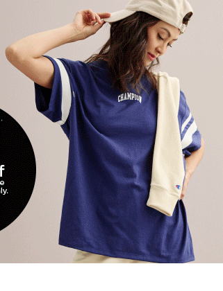 40% off select champion styles on sale for a limited time only. coupons do not apply.