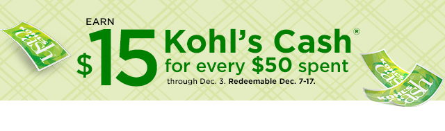 Kohl's: Take 15% off & save on new favorites 😍