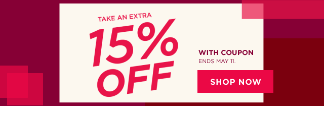 take an extra 15% off with coupon. 
