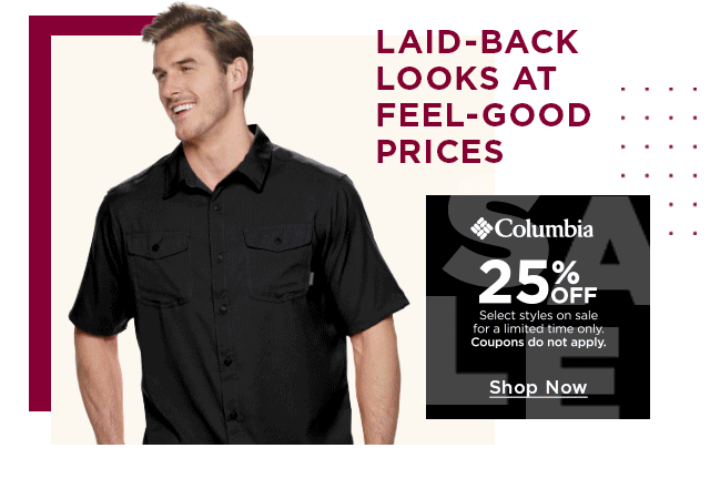 25% off columbia