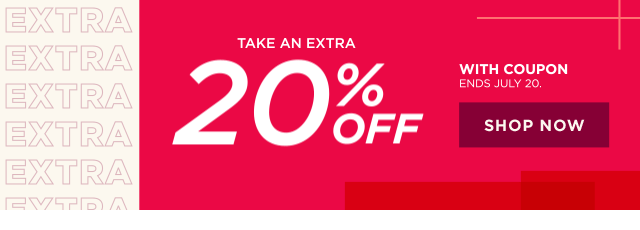 take an extra 20% off with coupon. 