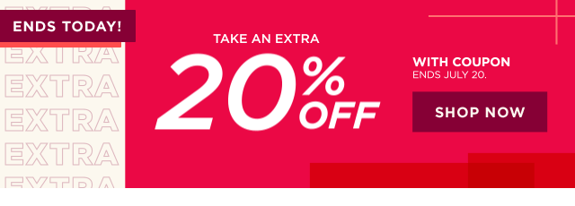 take an extra 20% off with coupon. 