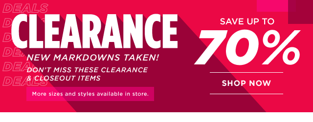 shop clearance