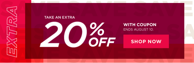 take an extra 20% off with coupon. 