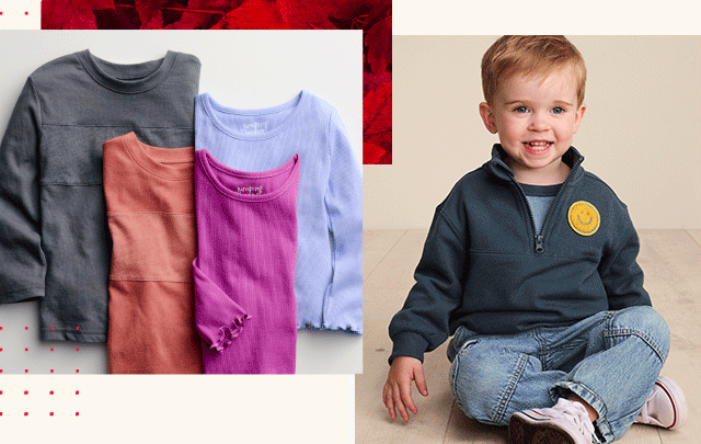 up to 50% off clothing for toddlers and baby