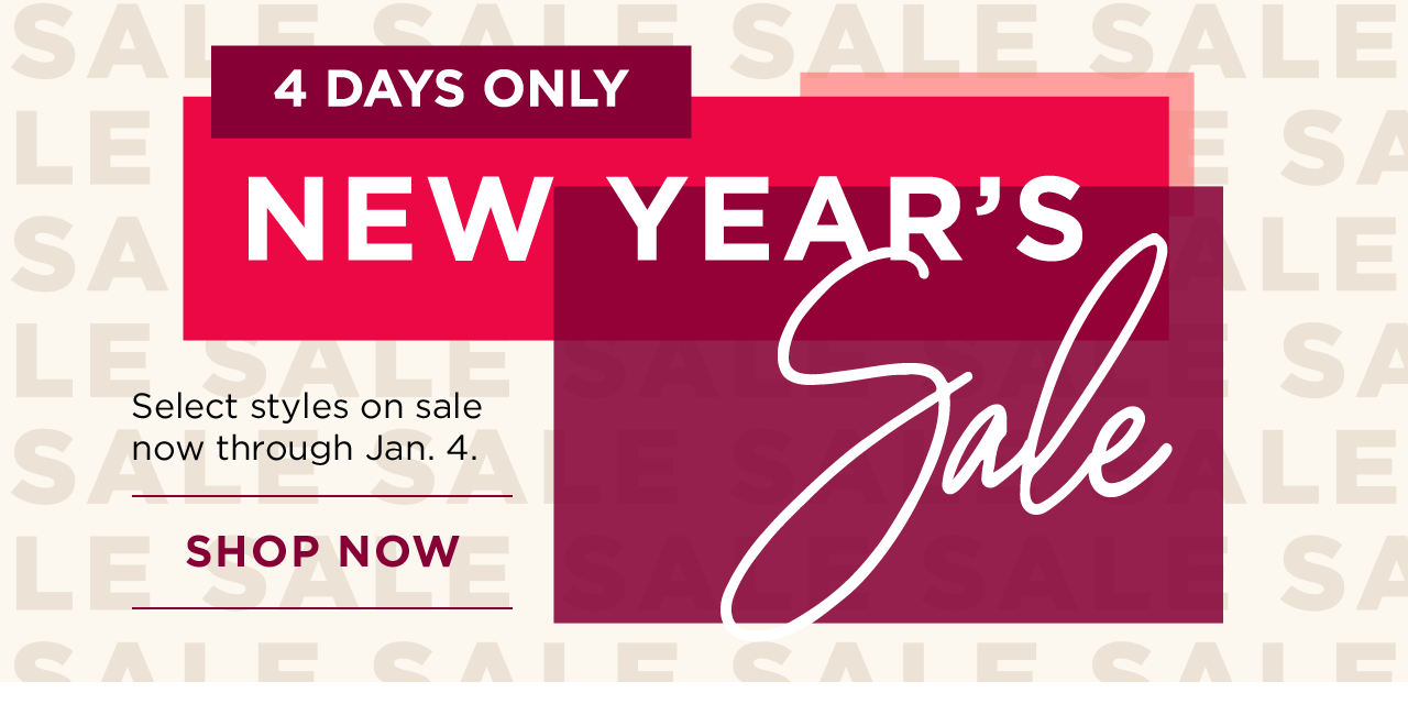 shop the new year's sale