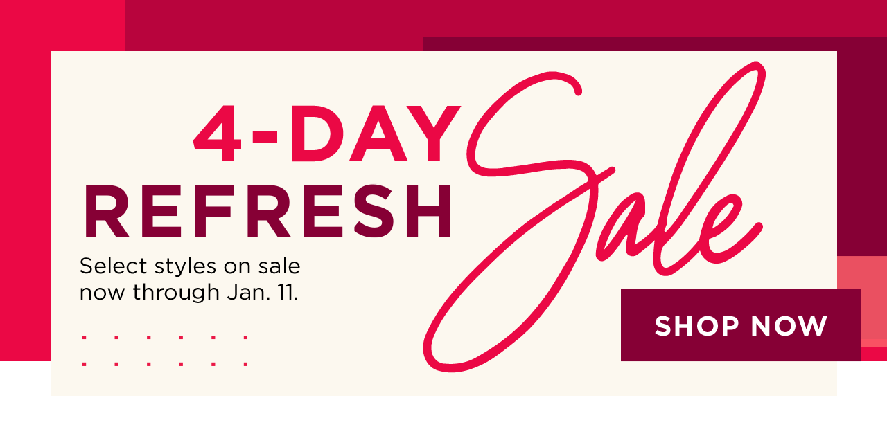 4-day refresh sale