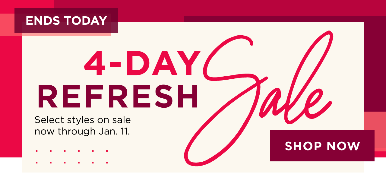 4-day refresh sale
