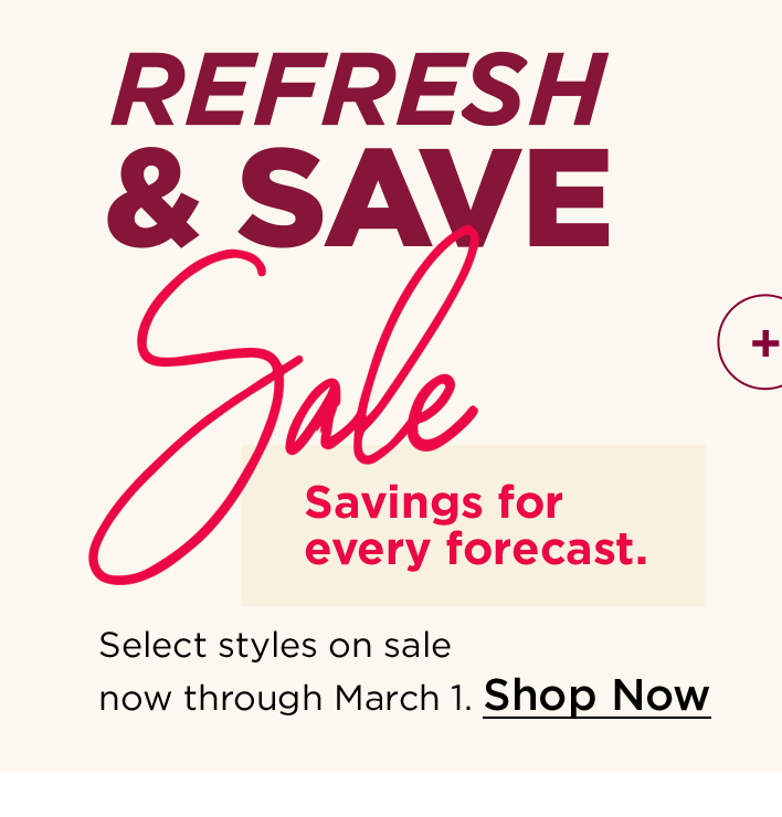 refresh and save sale