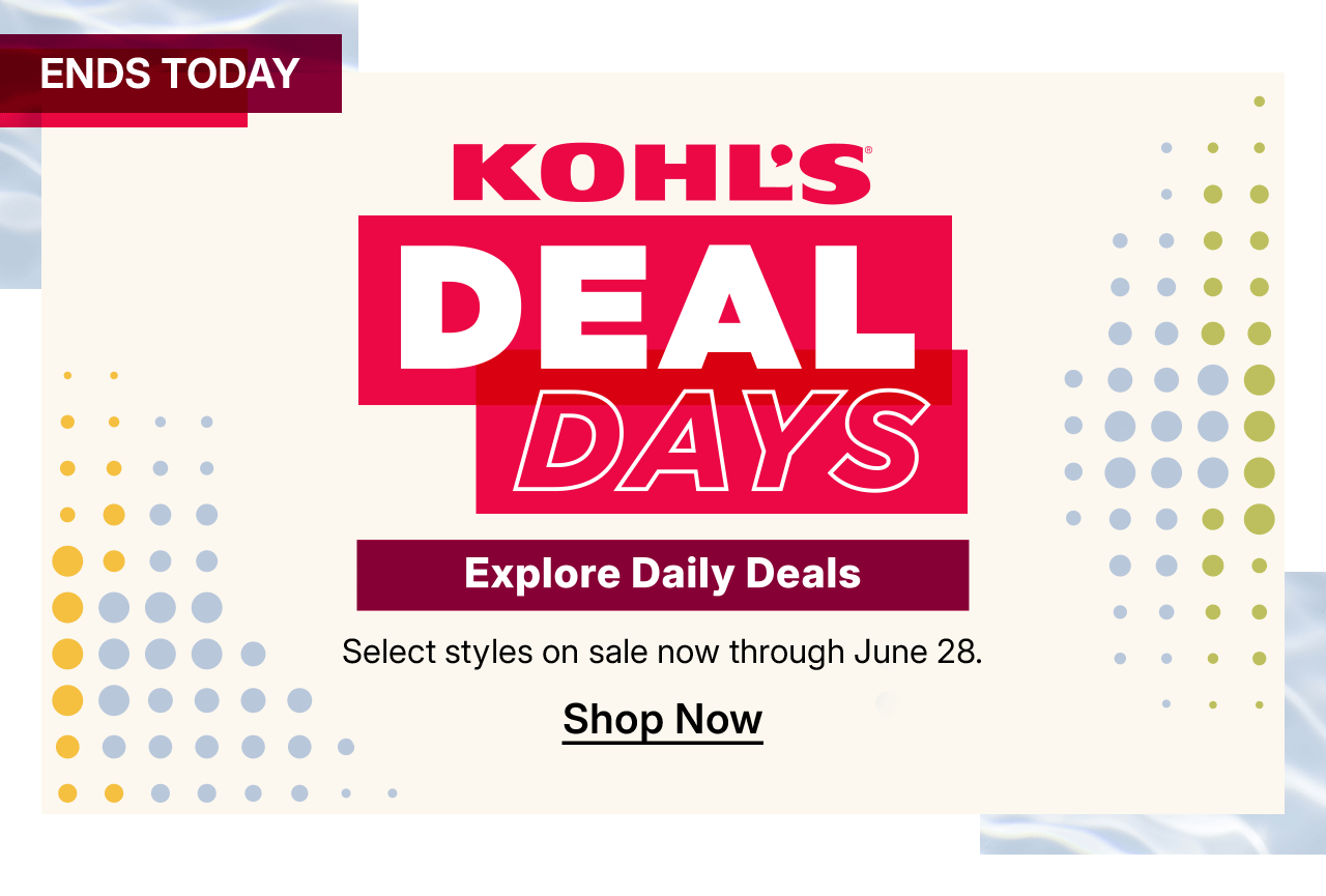 shop kohl's deal days