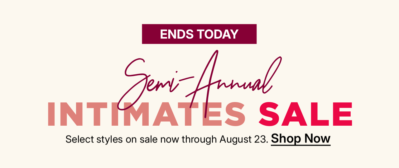 shop the semi annual intimates sale