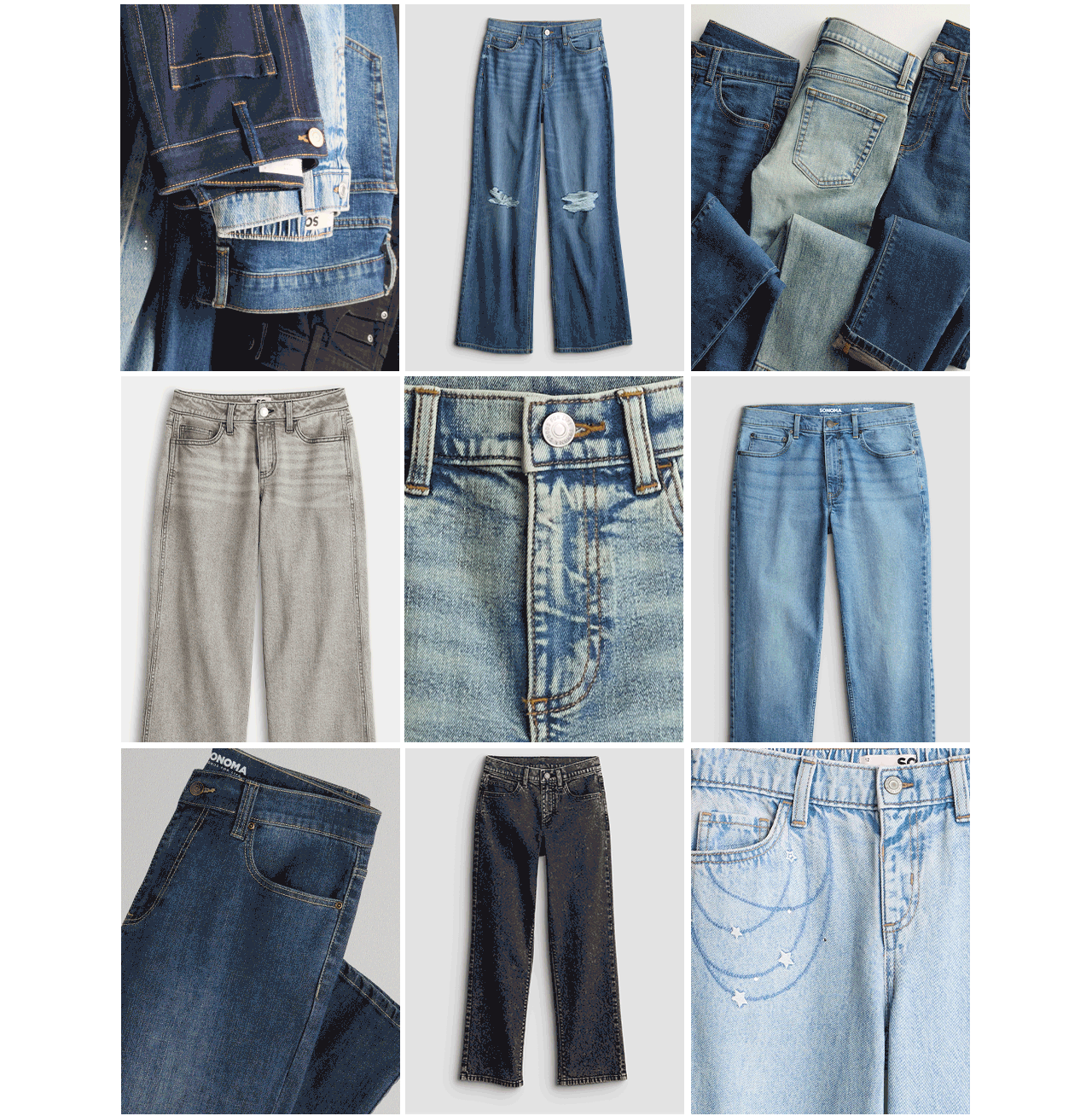 starting at $19.59 jeans