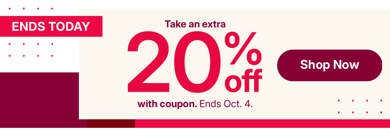 20% off with coupon