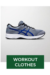 workout clothes and shoes