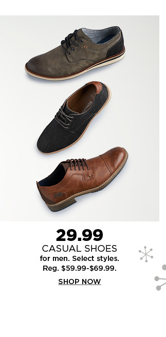 29.99 casual shoes for men. shop now.