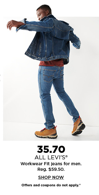 35.70 all levis workwear fit jeans for men. shop now.
