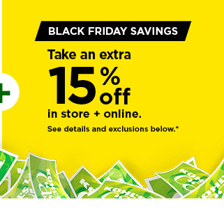 take an extra 15% off using promo code THANKS15. shop now.