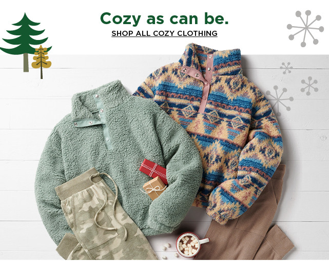 shop cozy clothing