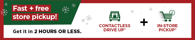 fast free store pickup. shop now.