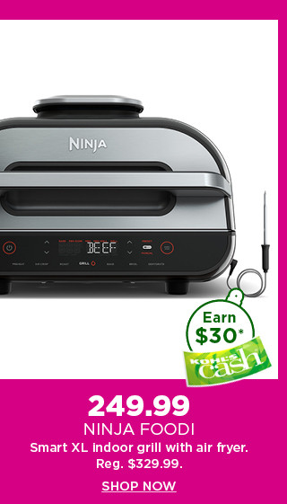 249.99 ninja foodi smart XL indoor grill with air fryer. shop now.