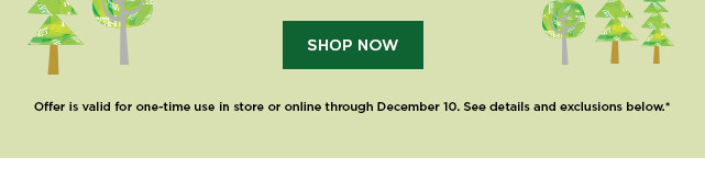 use this promo code for your mystery offer. shop now.