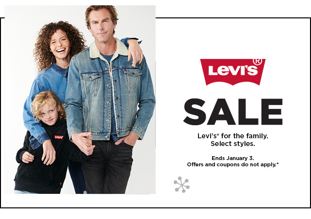 Levi's sale for the family. Select styles. Offers and coupons do not apply. Shop now.