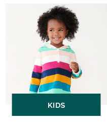 50% off tops for kids and baby. shop now.