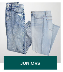 40-50% off jeans for juniors. shop now.
