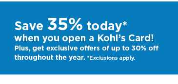 don't have a kohls card? apply now.