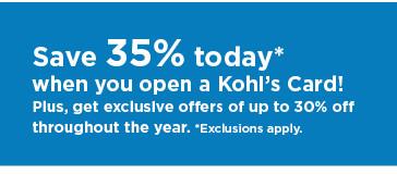 don't have a kohls card? apply now.