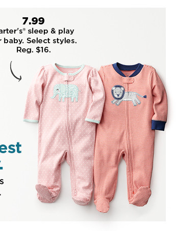 7.99 carters sleep and plays for baby. shop now.