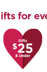 shop for valentines day gifts $25 and under