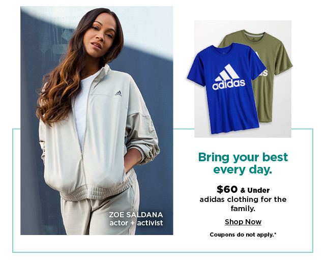 $60 and under adidas clothing for the family. shop now.