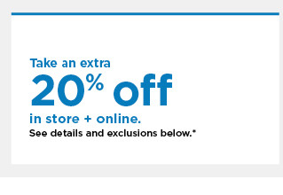 take an extra 20% off using promo code UGET20. shop now.