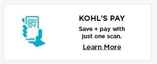 kohls pay. pay and apply offers with one scan. learn more.