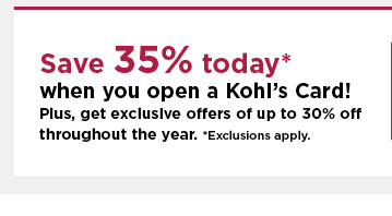 don't have a kohls card? apply now.