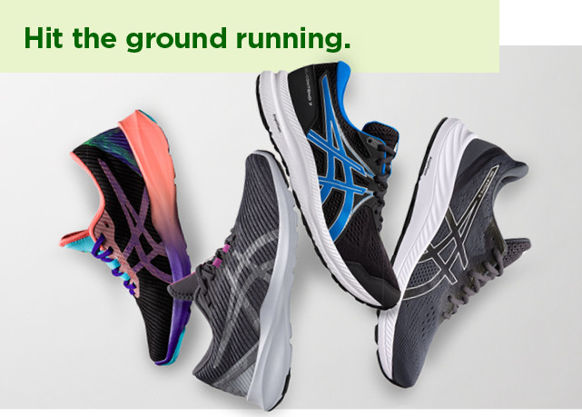 hit the ground running. shop athletic shoes.